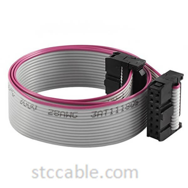 2.54mm Pitch 2x7P 14 Pin 14 Wire Female to Female IDC Flat Ribbon Cable