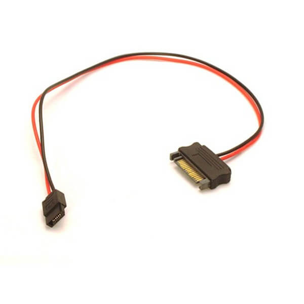 6 Pin Slimline SATA 15 Pin male SATA Power Cable - China STC Electronic