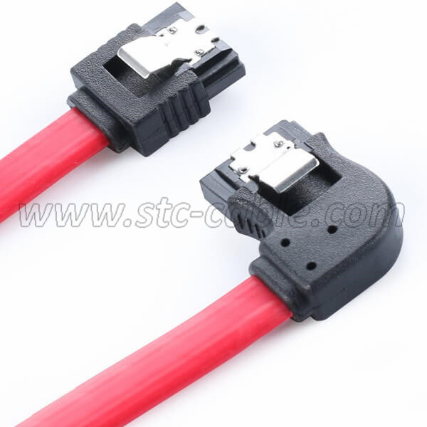 Left Angle SATA cable for hdd or ssd