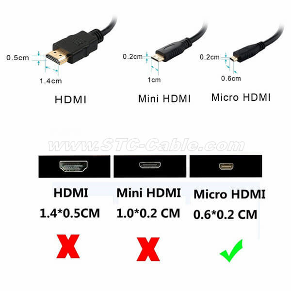 3 In 1 Hdmi To Vga Dvi Hdmi With Audio 3.5mm Micro Adapter Cable