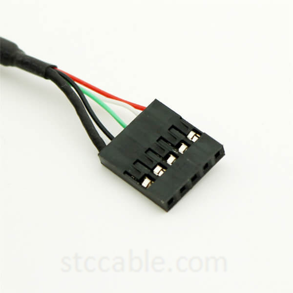 Top Quality 4Pin Peripheral Connector Custom Mini USB Male Right